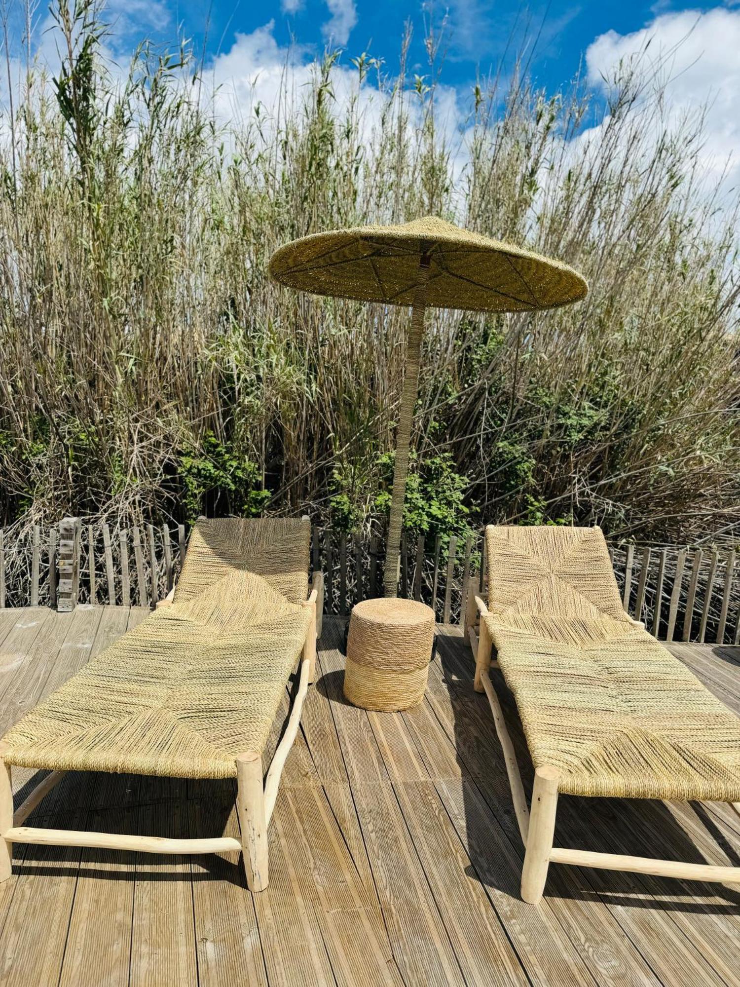 סן-מארי-דה-לה-מאר Cabane Le Flamant Avec Jardin, Piscine Et Parking מראה חיצוני תמונה